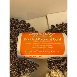 Macrame braided cord mixed bundle lot crafts